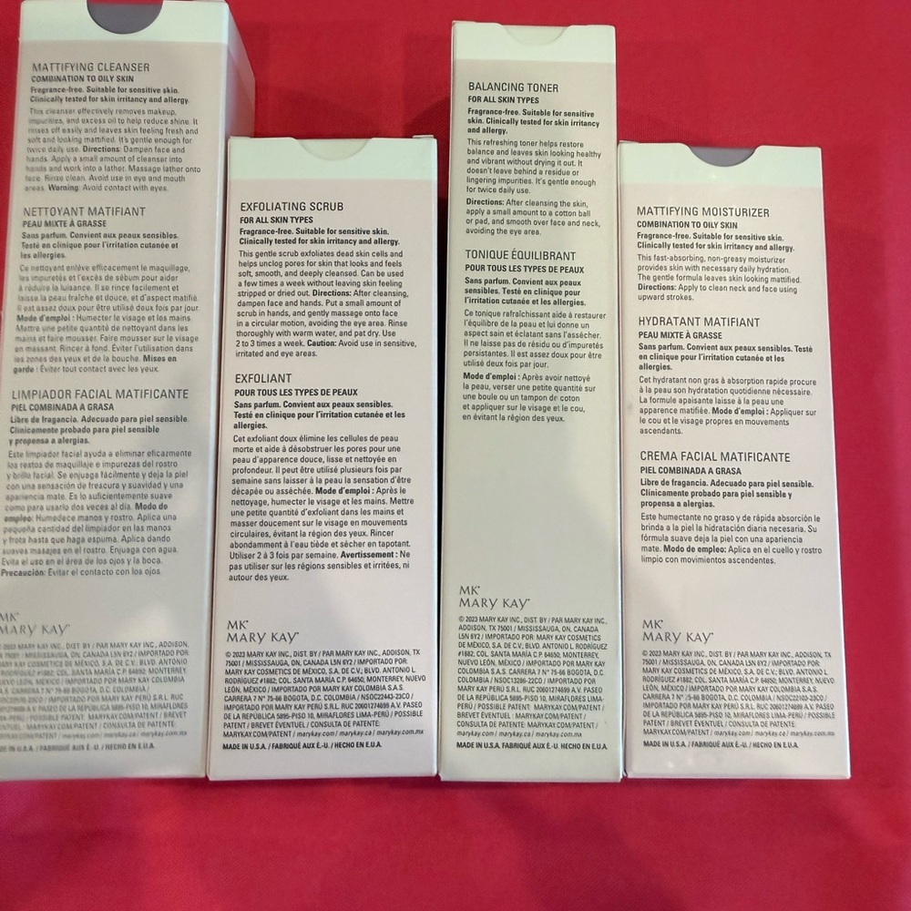 Mary Kay Skincare Mattifying Regimen New Skin Care Set Combo to Oily Skin - Picture 5 of 5